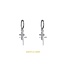 Day & Eve Double Cross Hoop - RH E66397-1