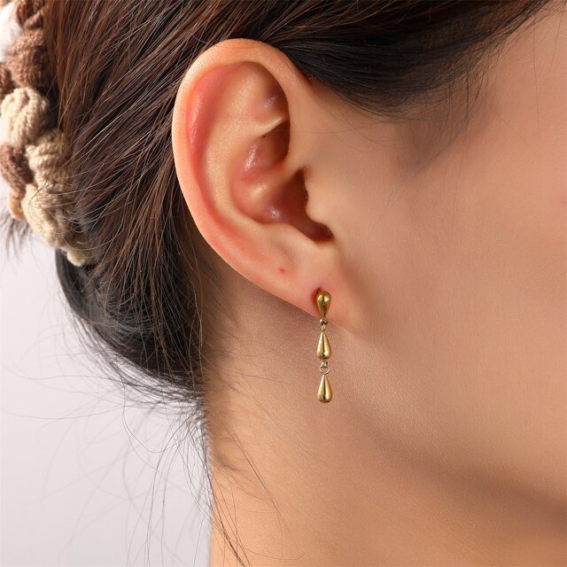 3 Drop Dangle Oorbellen E56240-2