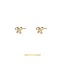 Day & Eve Sparkle Bow Stud Oorbellen E56166-2