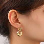 Flower Dangle Oorbellen E56256-2