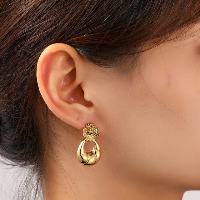 Flower Dangle Oorbellen E56256-2