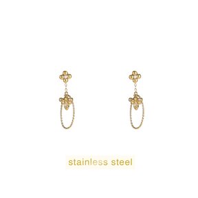 Bee Dangle Oorbellen E56368-2