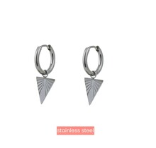 Go Dutch Label Triangle Hoop Oorbellen E0897-1