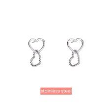 E3298-1 Big double dot hearts - RH