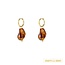 Day & Eve Organic Stone Earring - Brown E66005-3
