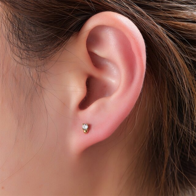 Sparkle Stud - 14K E66176-2