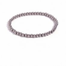 Stainless Steel Elastische Bolletjes Armband Zilver – 3,9 mm