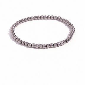 Stainless Steel Elastische Bolletjes Armband Zilver – 3,9 mm
