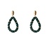 Day & Eve Drop Dangle - 14K + Dark Green E65054-4