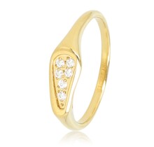 Unieke ring met zirkonia - My Bendel