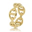 My Bendel Gouden ring met schakels - Stijlvol en modern sieraad