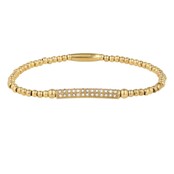 Gouden Armband met Zirkonia Bedel - Elegant & Stijlvol