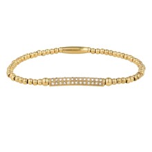 Gouden Armband met Zirkonia Bedel - Elegant & Stijlvol