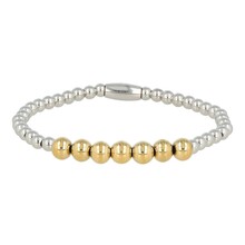Bicolor armband van stainless steel - My Bendel