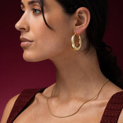 Luxe Gouden Box ketting 470mm - Elegant Sieraad