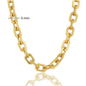 Schakelketting goud, stijlvol en tijdloos