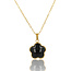 My Bendel Ketting met Bloem Hanger • Onyx