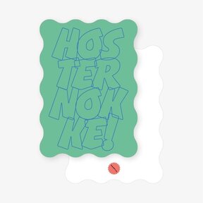 SAARTJE Ansichtkaart Hosternokke! – Zeeuwse Uitdrukking