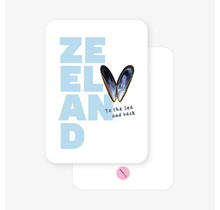 SAARTJE x Goodies Ansichtkaart Zeeland Mossel – To the Sea and Back