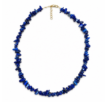 Natuursteen Lapis lazuli Chip Ketting Onregelmatige Kristallen Edelsteen Kralen
