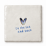 Goodies Label Goodies Label Tegeltje To the Sea and Back Mossel – 10 x 10 cm