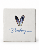 Goodies Label Tegeltje Domburg Mossel – 10 x 10 cm