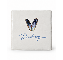 Goodies Label Tegeltje Domburg Mossel – 10 x 10 cm
