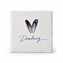 Goodies Label Tegeltje Domburg Mossel – 10 x 10 cm