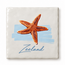 Goodies Label Goodies Label Tegeltje Zeeland Zeester – 10 x 10 cm