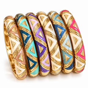 Goodies Label Emaille Armband Goudkleurig – Diverse Kleuren