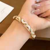 Goodies Label Emaille Armband Goudkleurig – Diverse Kleuren