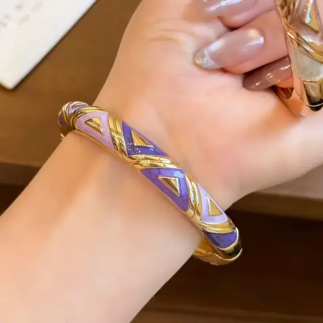 Goodies Label Emaille Armband Goudkleurig – Diverse Kleuren
