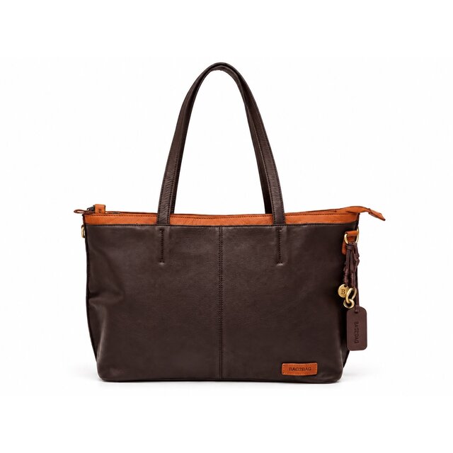 BAG2BAG Model Tiksi Donker Bruin Cognac