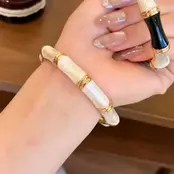 Goodies Label Emaille Armband Goudkleurig – Diverse Kleuren