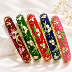 Goodies Label Bloemen Armband Goudkleurig – Diverse Kleuren