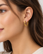 Goodies Label Simple Style Geometrics Hoops Goud – 17 mm
