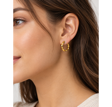 Goodies Label Simple Style Geometrics Hoops Goud – 17 mm