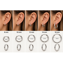 Goodies Label Basic Hoops 18 mm Zilverkleurig Stainless Steel