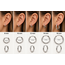 Goodies Label Goodies Label Basic Hoops 18 mm Zilverkleurig Stainless Steel