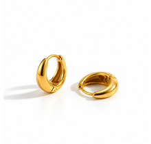 Goodies Label Mini Bold Curve Hoops Goudkleurig – 13,5 mm
