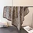 Goodies Label Goodies Label Satin Silk Sjaaltje Leopard Beige – 70 x 70 cm