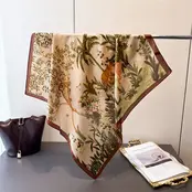 Goodies Label Satin Silk Sjaaltje Tropical Jungle – 70 x 70 cm