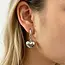 Goodies Label Goodies Label Puffy Heart Hoops Zilverkleurig – 16,5 mm