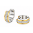 Goodies Label Goodies Label Bicolor Sandblasted Huggie Hoops – 13,5 mm