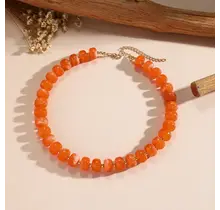 Goodies Label Bubble Bead Ketting Oranje – 30 g