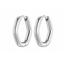Goodies Label Oval Hoops Zilverkleurig Stainless Steel – 19,5 mm
