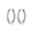 Goodies Label Goodies Label Oval Hoops Zilverkleurig Stainless Steel – 19,5 mm