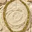 Goodies Label Goodies Label Natuursteen Kralenketting Olijfgroen – 18K PVD