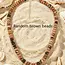 Goodies Label Goodies Label Natuursteen Kralenketting Brown Mix – 18K PVD