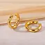 Goodies Label Goodies Label Chunky Hoops Goudkleurig Titanium Steel – 25 mm